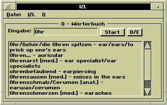 Q - Wrterbuch